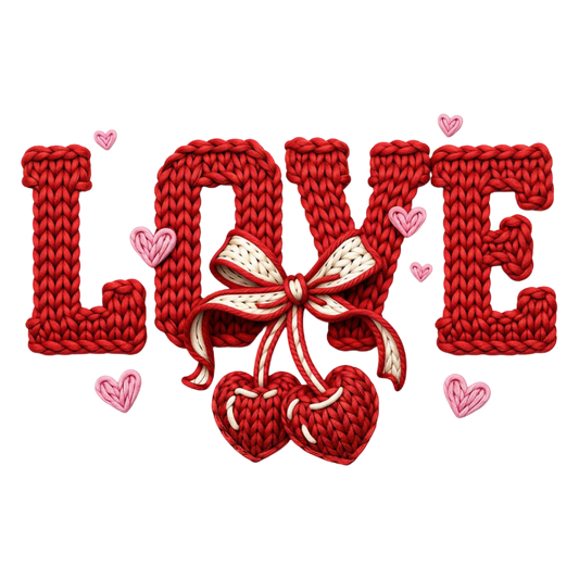 Love with cherry yarn